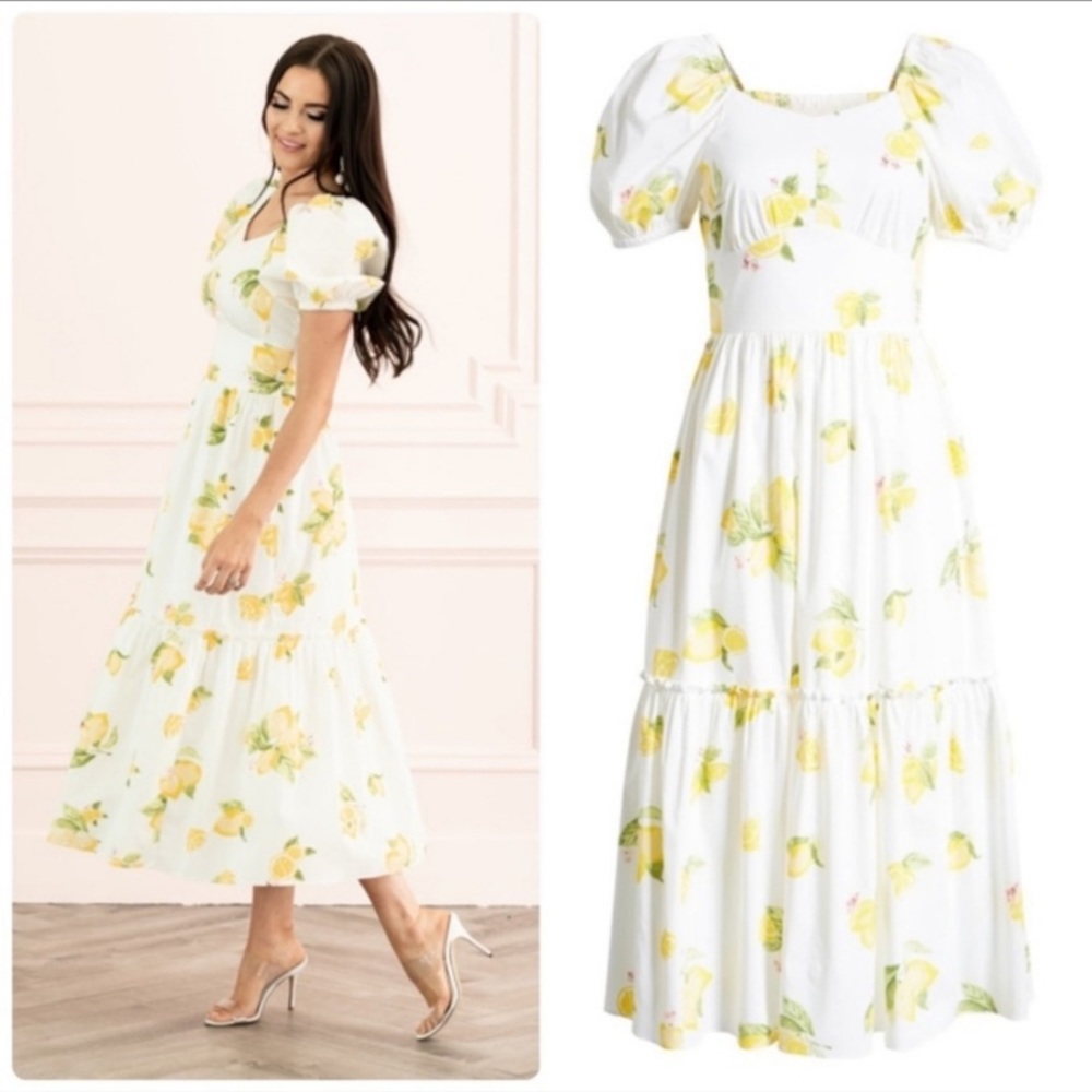 ISO this dress in size Large! (Rachel Parcell) 🍋